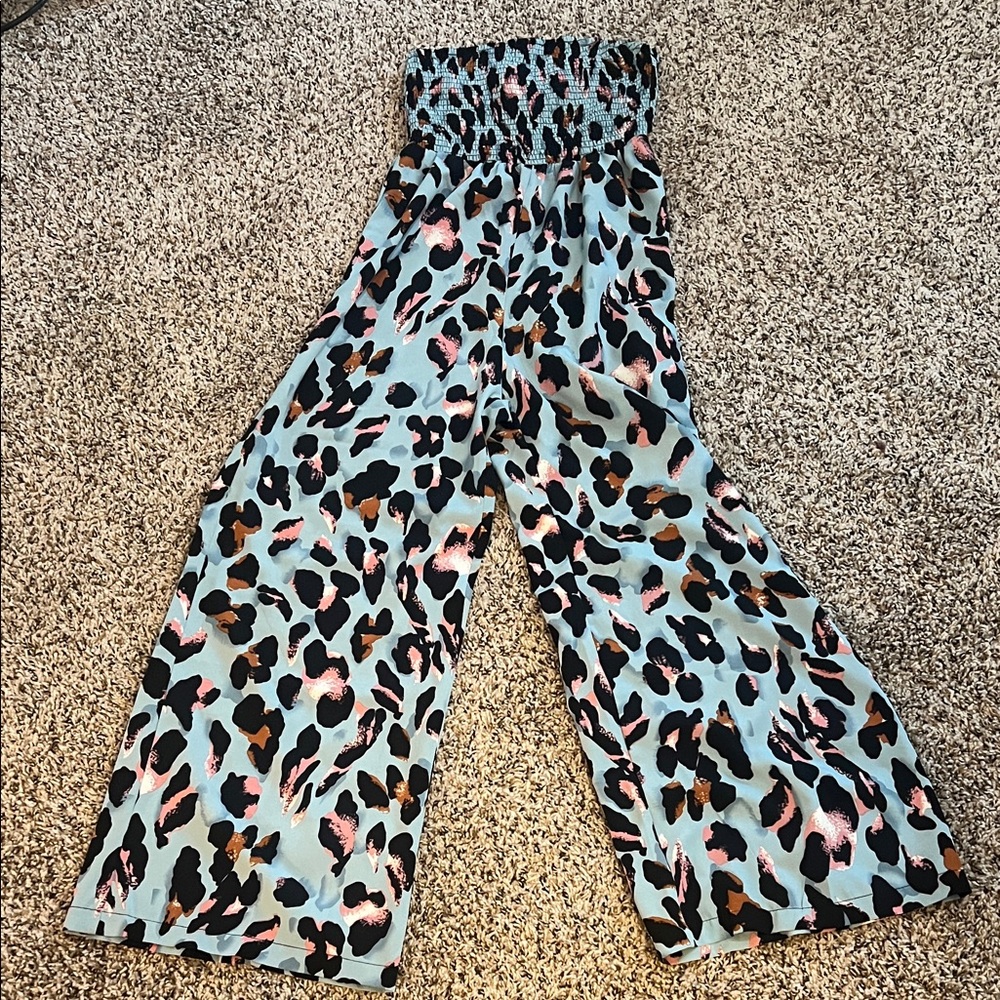 SHEIN Multicolor Patterned Pants - image 1